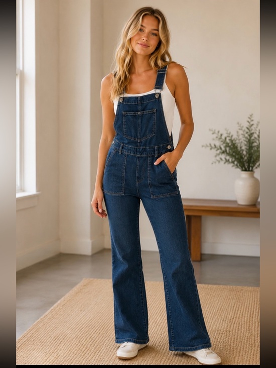 Ysc denim collection Denim - YSC denim collection dark wash overalls medium